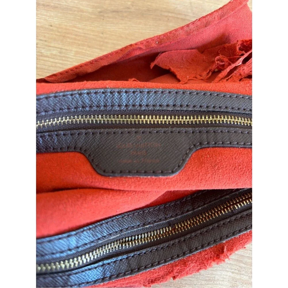 Authentic Louis Vuitton leather parts for crafts